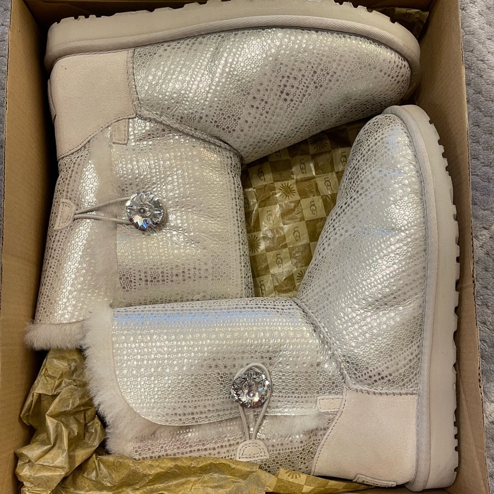 UGG Bailey Button Bling Boots